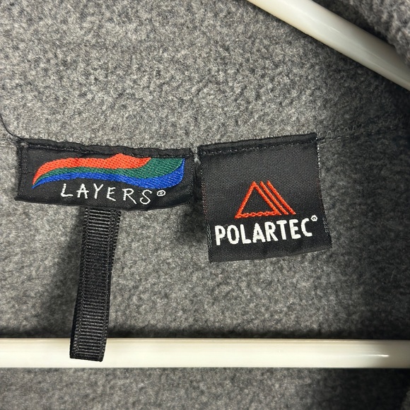 Birkenstock Polartec Fleece Vest – Gray, Full Zip, Outdoor Casual XXL - Picture 4 of 8